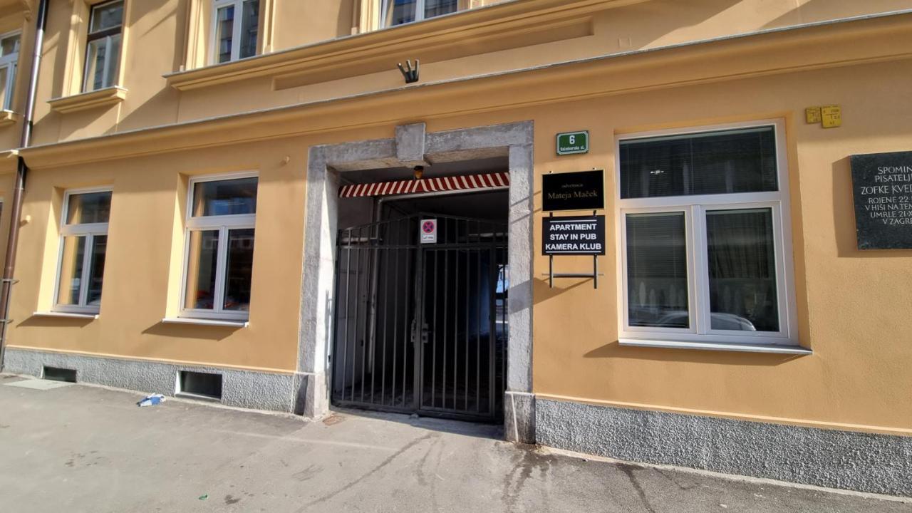 Stay In Pub Kamera Klub Apatment-City Center Ljubljana Exterior photo